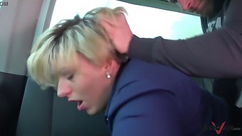 After Brief Discussion, Dirty Vixen Consents To Rough Sex In The Van