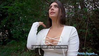 Tru Kait Rides A Massive Shaft In Her Moistened Love Nest Outdoors In The Open