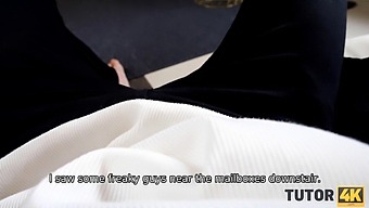 Amusing College Student Engages In Intimate Encounter With Seasoned Instructor Wearing White Hosiery