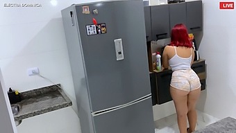 I Was Instantly Aroused By The Maid'S Revealing Shorts And Her Perfect, Curvy Ass